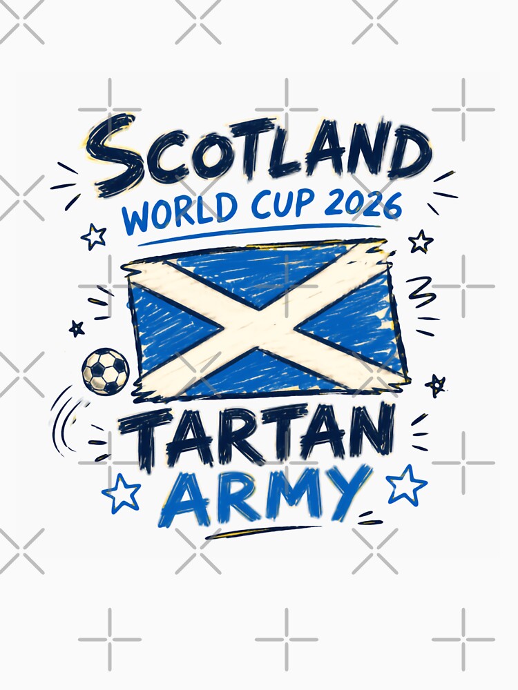 Scotland World Cup 2026 Tartan Army Scottish Football Supporter by JonesFlora2025