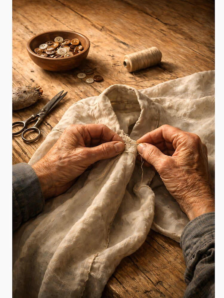 Hand-Stitched Quiet - Simple Living by bapupa