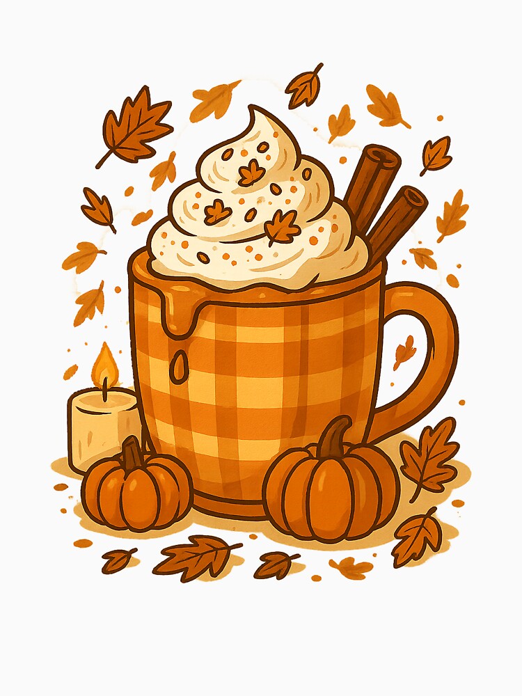 Premium Pumpkin Spice Coffee Mug – Cozy Fall Autumn Latte Lover Design by jimnicklaus
