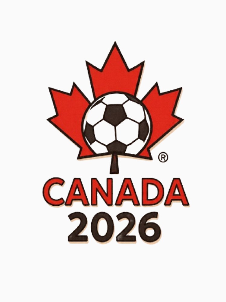 Canada 2026 Soccer Fan Art Maple Leaf Football World Cup by BodaZZ
