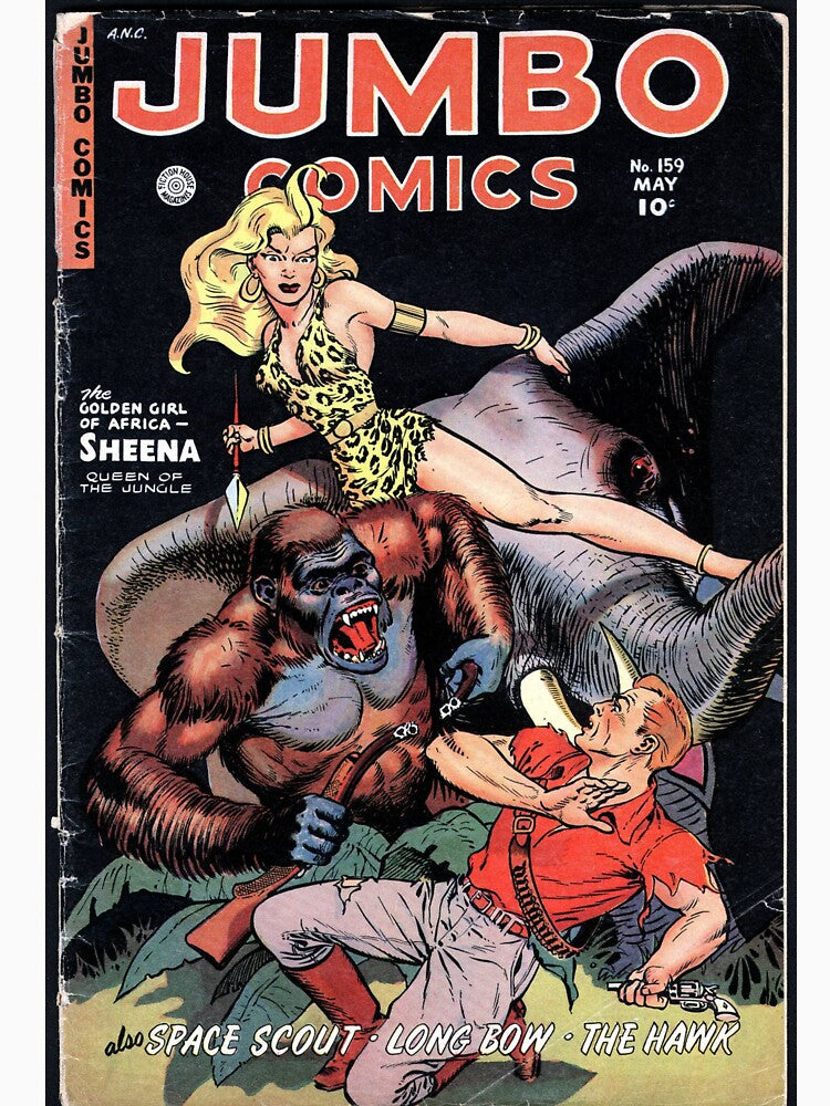 Jumbo Comics 159 by GreenTeaBuddha