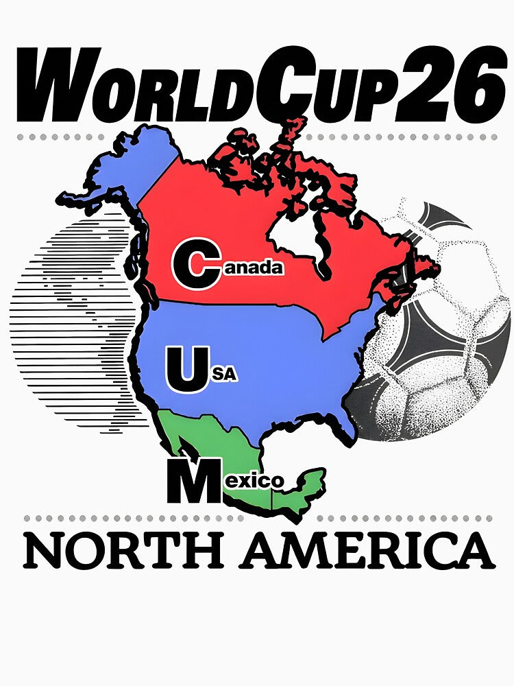 World 2026 Cup North America Soccer USA Canada Mexico by nojany