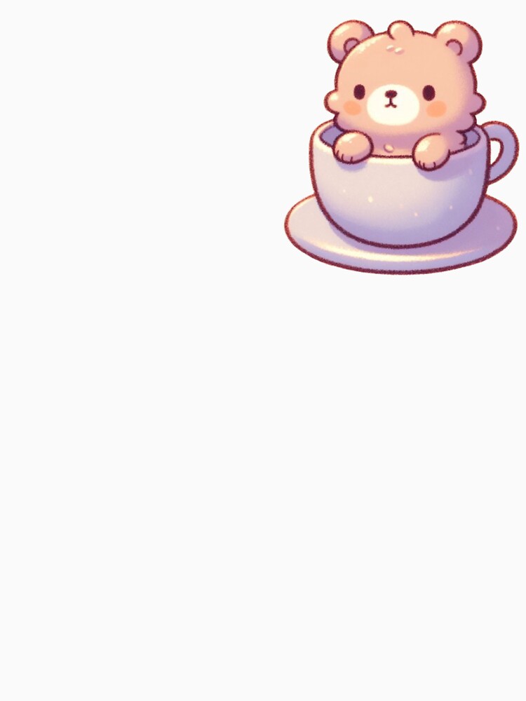 Chibi bear in a mug by Lastsnoww