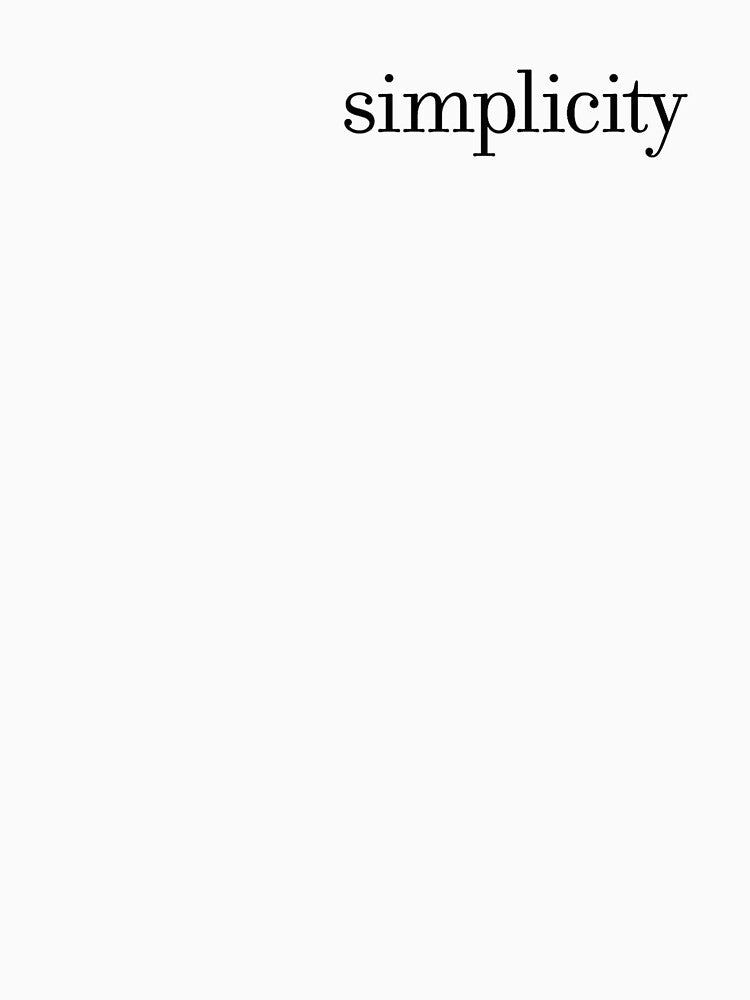 simplicity by Arteider
