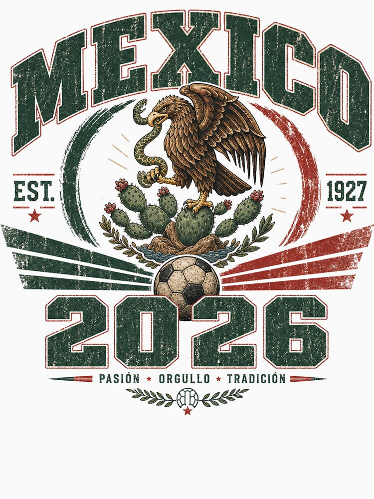 Mexico 2026 Football World Cup Glory | El Tri Fan Supporter Shirt by rushaib
