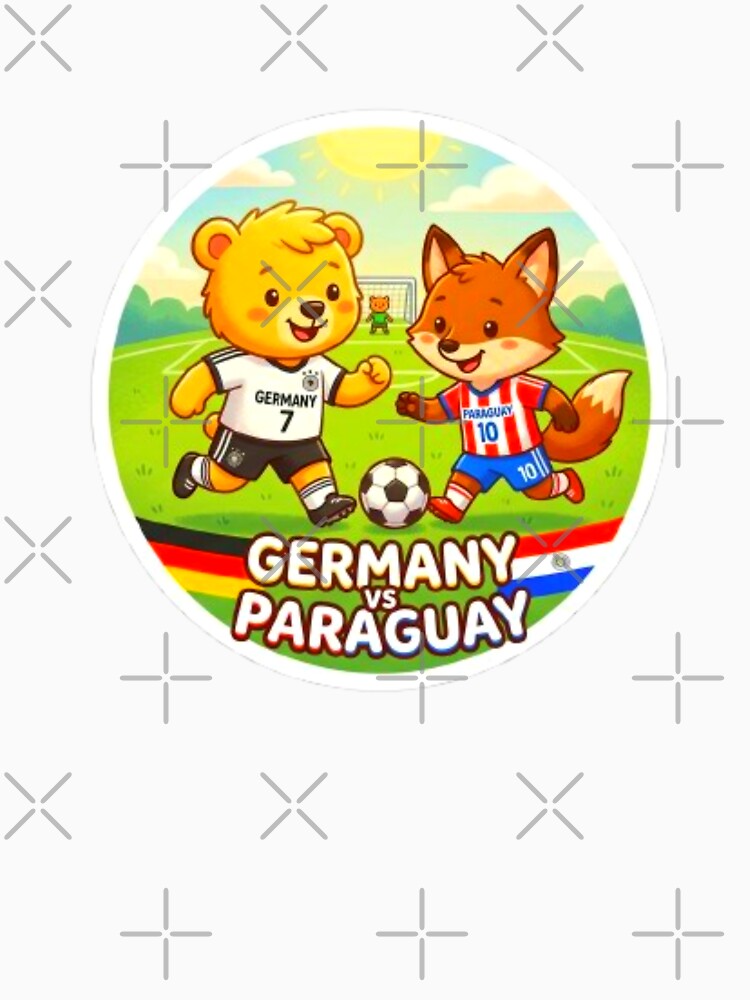 Germany vs Paraguay Soccer Sticker by ExploreAura Studio