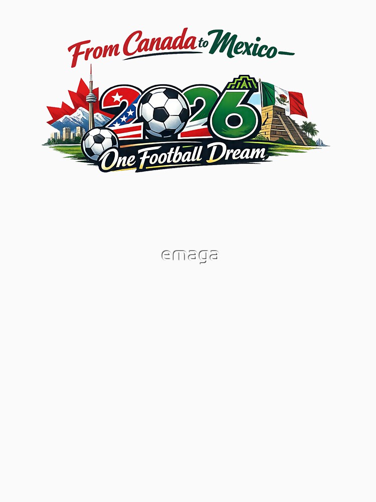 2026 Football Fan Design - North America - Three Nations One Dream by emaga