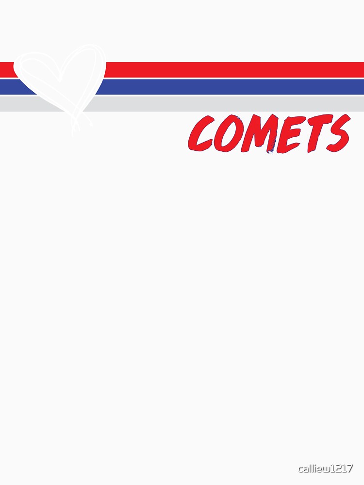 Comets Retro Stripes Heart by calliew1217