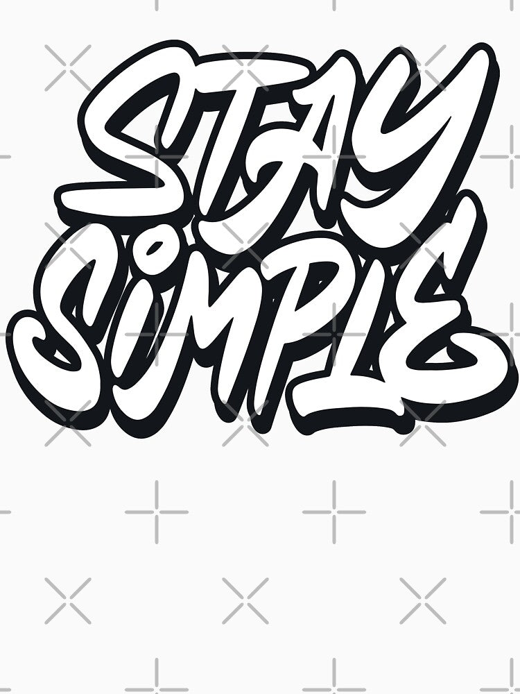 Stay simple by Zagach Letters