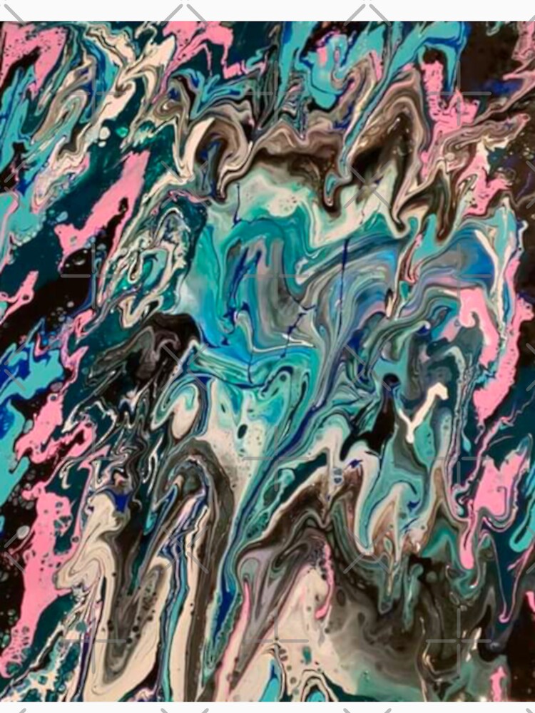 Cotton Candy Acrylic Pour by BlackLotusHM