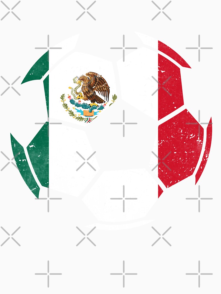 Mexico Soccer Ball Flag Jersey Mexican Football Fan by EIMgraphic