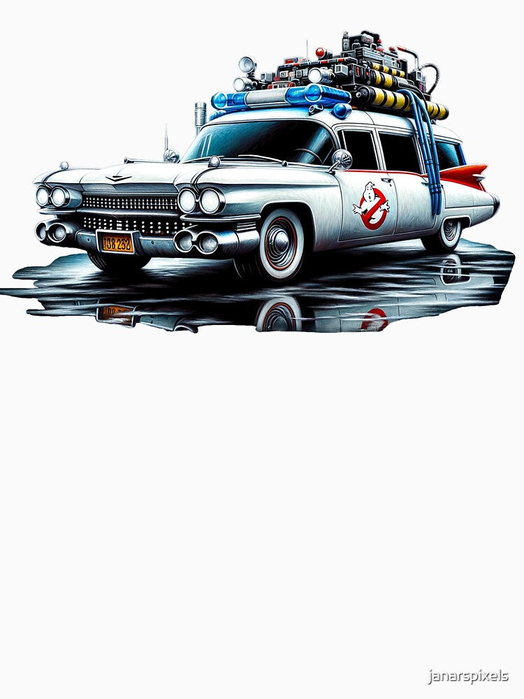 The Ectomobile Ecto-1: The Iconic Ghostbusters Car vol.4 by janarspixels