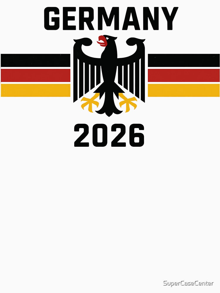 Germany 2026 – Modern Eagle in Black, Red, and Gold by SuperCaseCenter