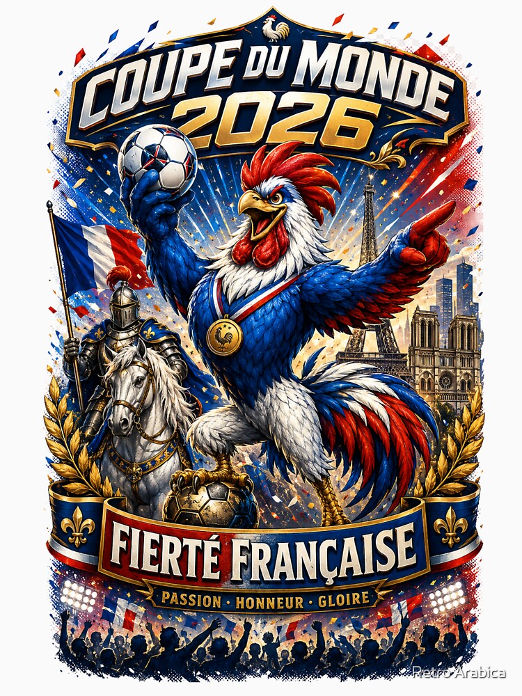 France World Cup 2026 Pride by Retro Arabica