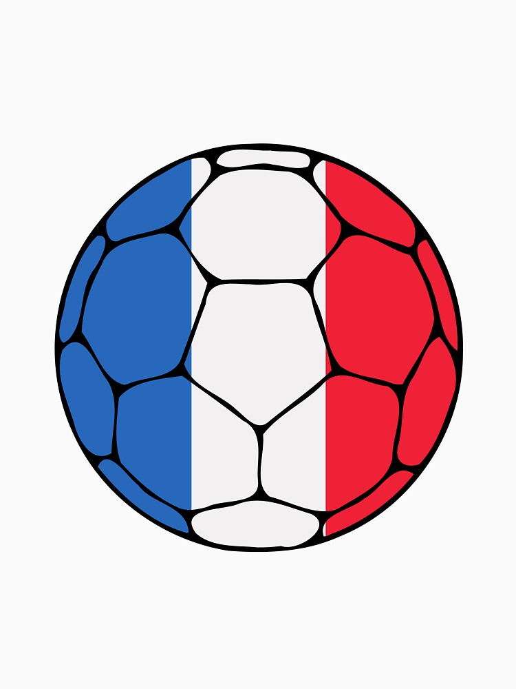 France Flag Soccer Ball by ehgraphics15