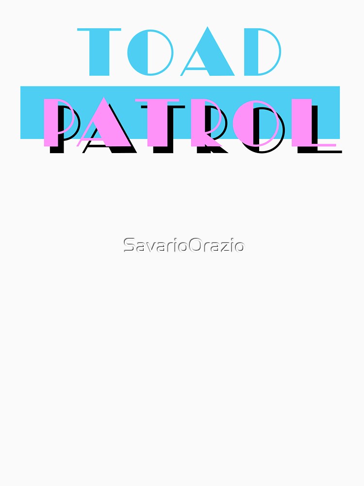 80s Toad Patrol by SavarioOrazio
