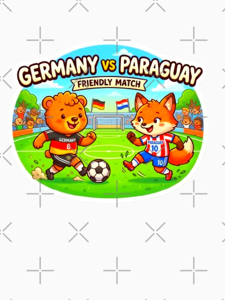 Germany vs Paraguay Friendly Match Sticker by ExploreAura Studio