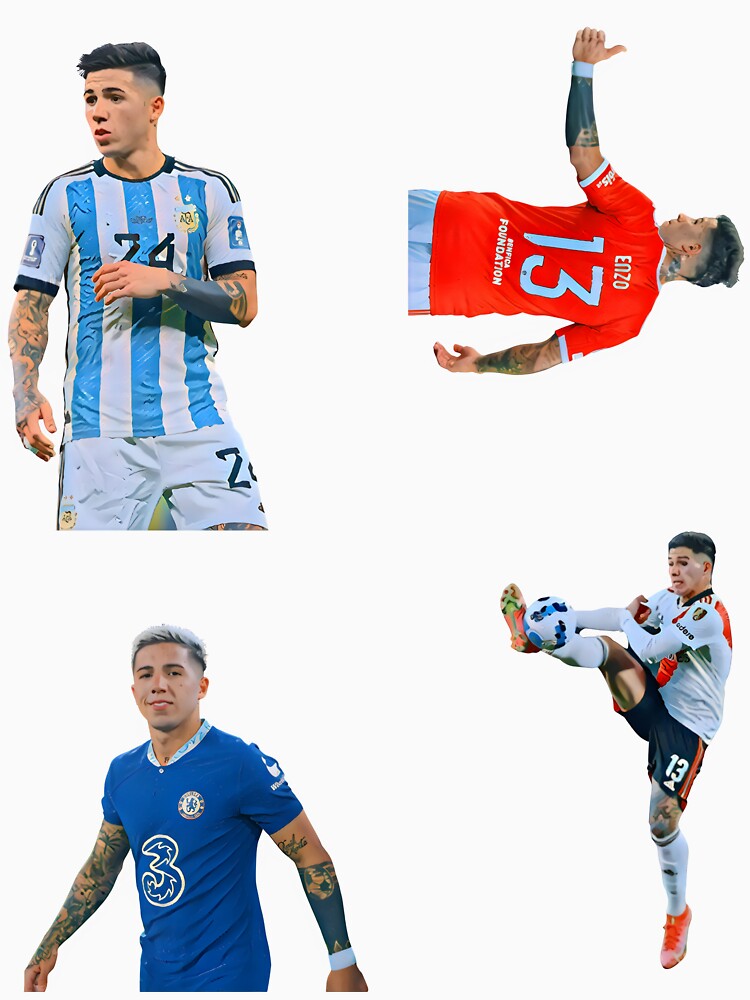 Enzo Fernandez Sticker Set / T Shirt by DiverseDazzle