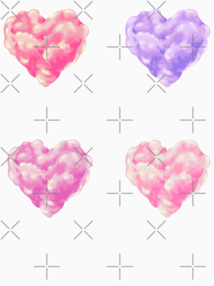 Heart cotton candy sticker by DesignPMG