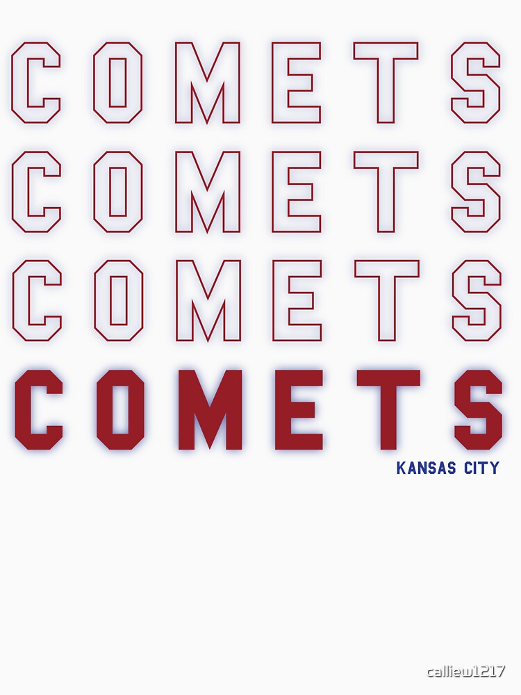 Comets Comets Comets Comets in Red by calliew1217