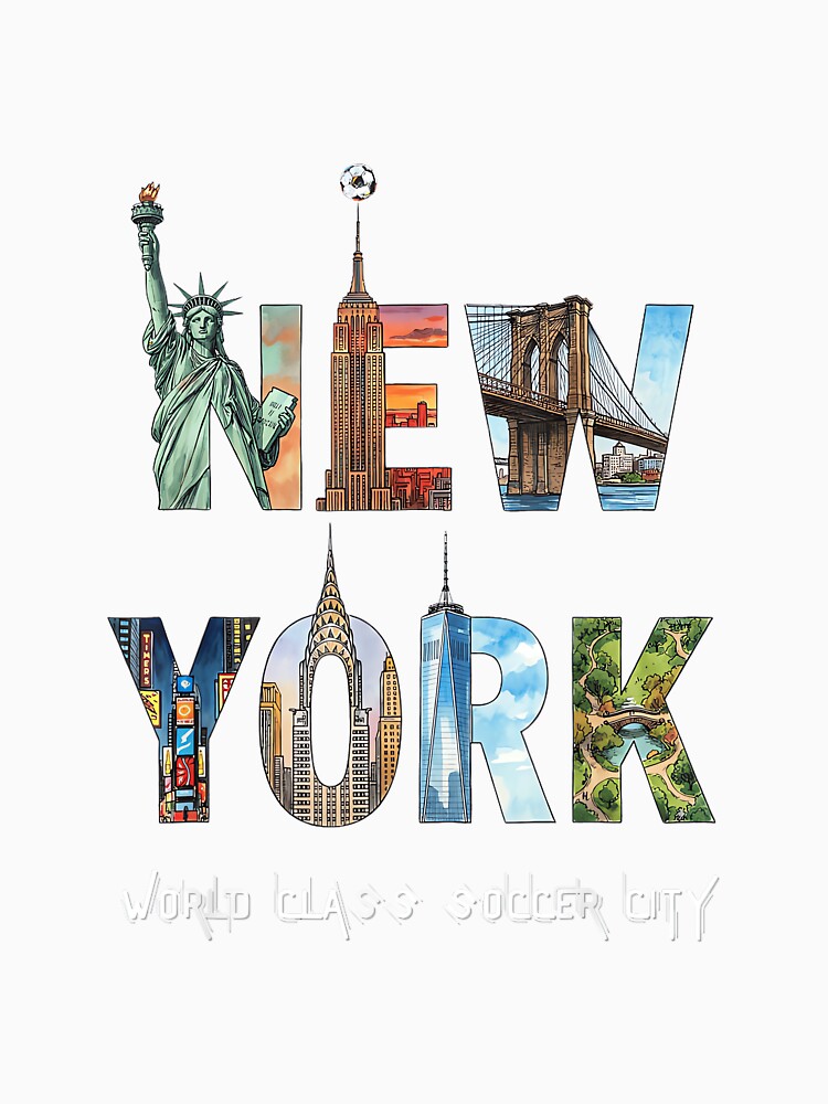 New York City Soccer Art by MollyLYork