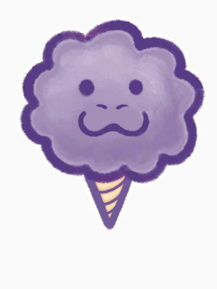 cotton candy seal purple by petselkie