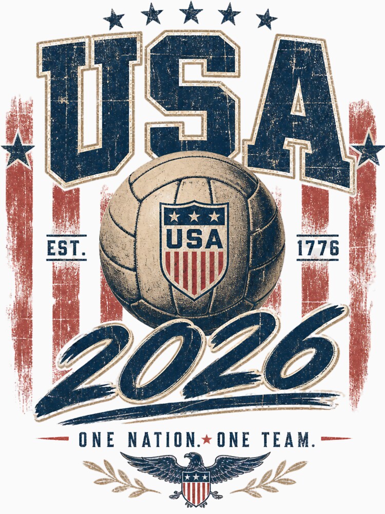 USA 2026 Football World Cup Glory | Stars and Stripes Fan Supporter Shirt by rushaib