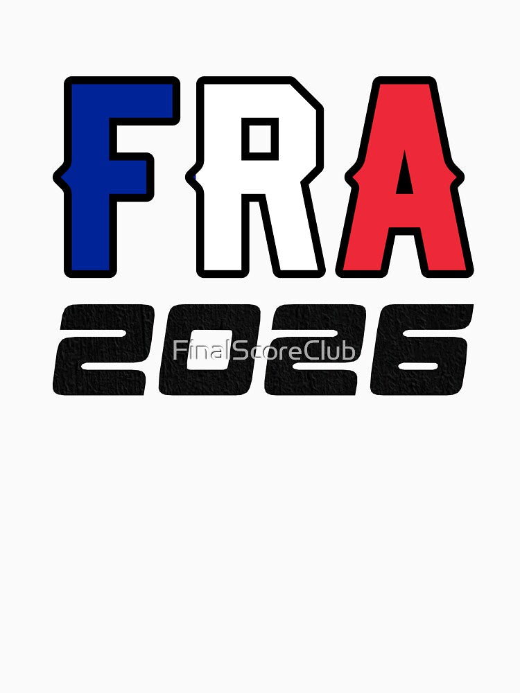 France FRA 2026 Design by FinalScoreClub