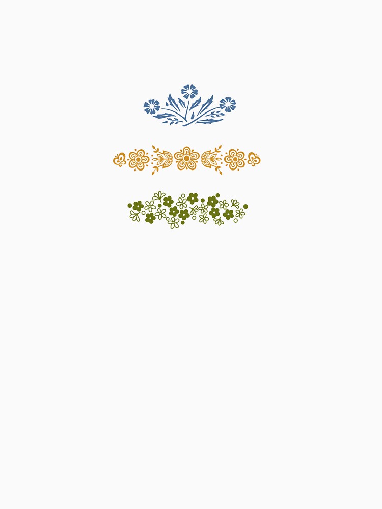 Pyrex and Corningware Floral Pattern Sticker Pack by lcouvillion