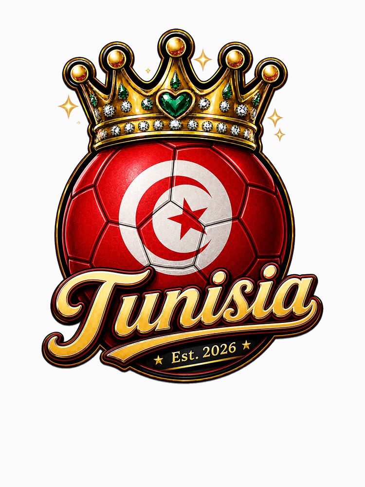 Tunisia Flag Vintage Style Retro Tunisian Soccer by QuiteOrbit
