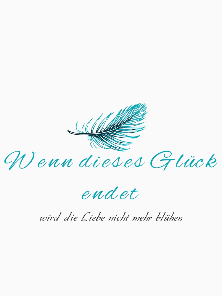 Wenn dieses Glück endet, wird die liebe nicht mehr blühen by Nanda Cornelis
