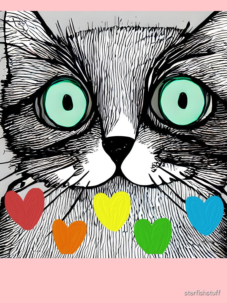 GREEN EYE MOGGY by starfishstuff