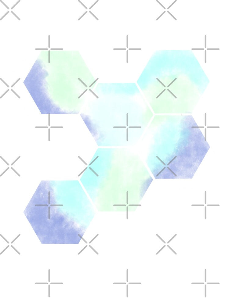 Honeycomb - Indigo/Green/Cyan by TheeForestFox Shop