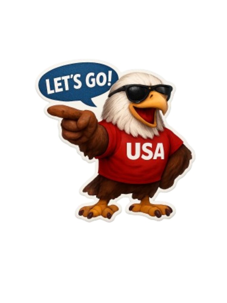 Let's Go USA Eagle Soccer by Pixanova