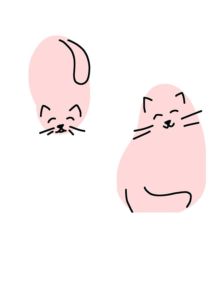 pink kitties by RubyKitty