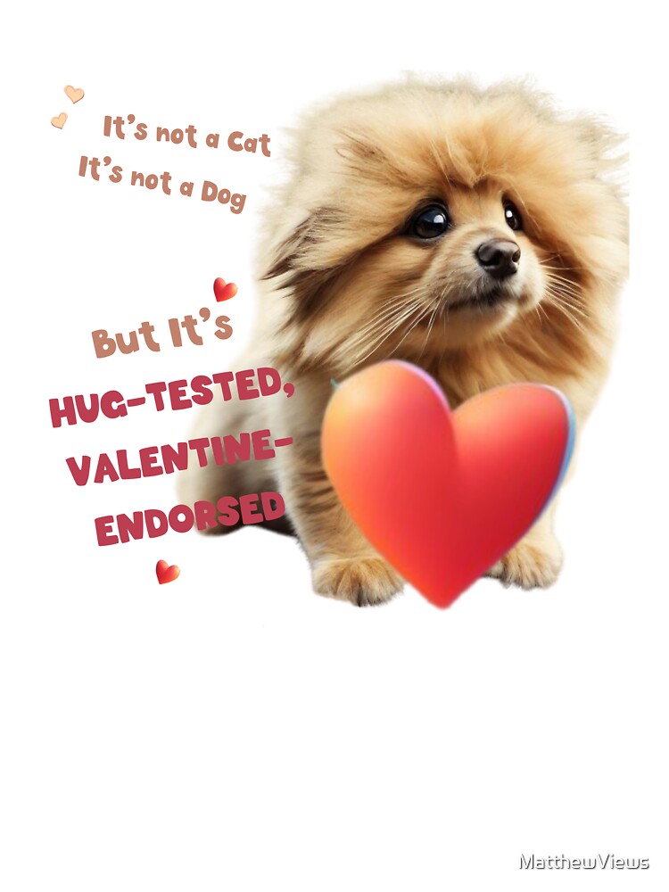 For Valentine Cat Funny For Valentine Dog Funny For Lovely Valentine by MatthewViews