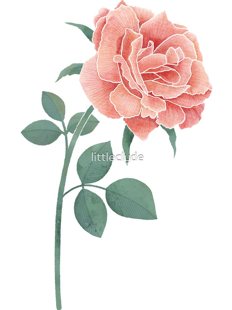 A Simple Rose by littleclyde