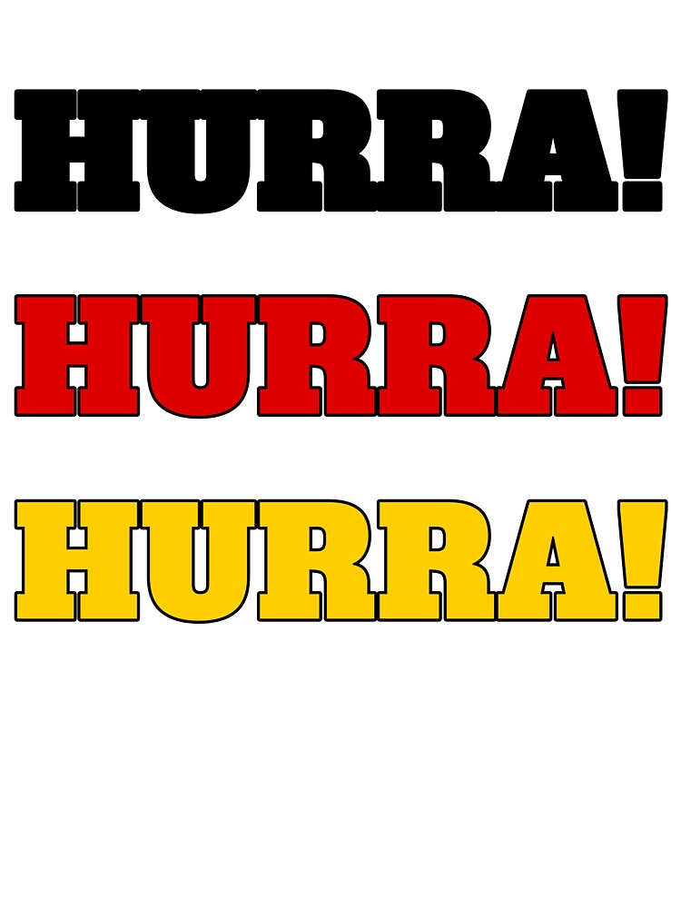 Germany Fan Shirt - Hurra! Hurra! Hurra! by Hamlet & Sons