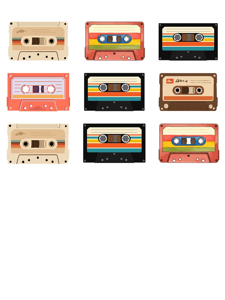 Vintage tape - retro cassette pack by Luisshopp
