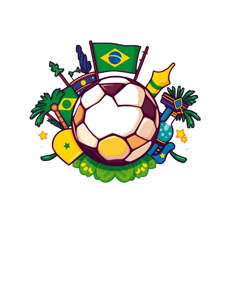 Keep Calm and Cheer Brazil | Funny Brazil Football Sticker by HC-Boutique