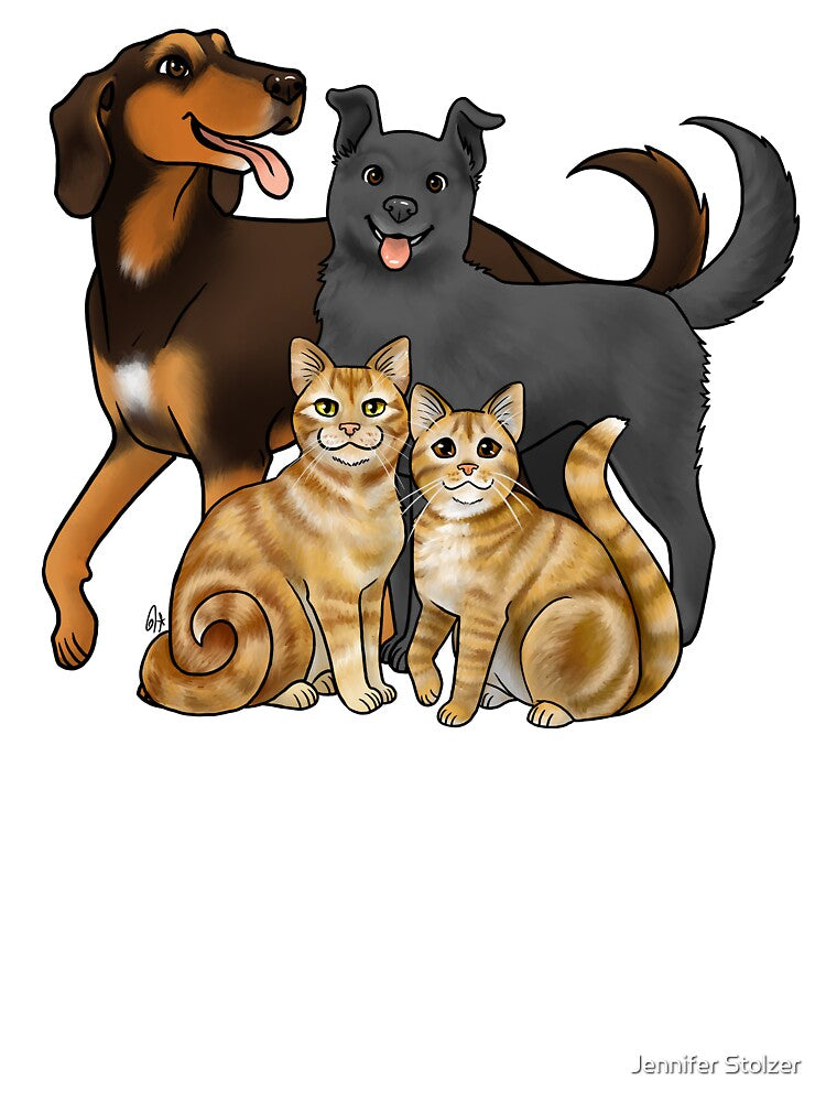 Custom - Young Family Group by Jennifer Stolzer
