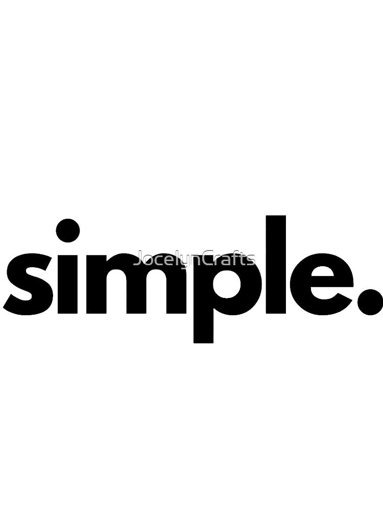 simple minimalism by JocelynCrafts
