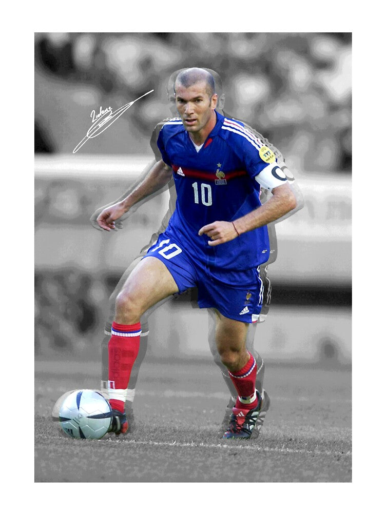 Zinedine Zidane, Futbol, football, soccer by BigBossHideout
