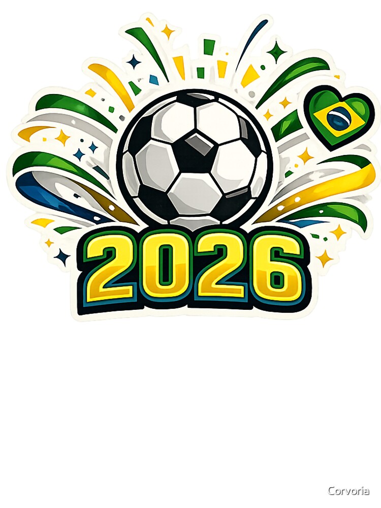 Brazil 2026 Soccer Fan Badge by Corvoria