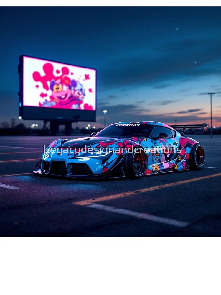 supra in cartoon drive in by Legacydesignandcreations