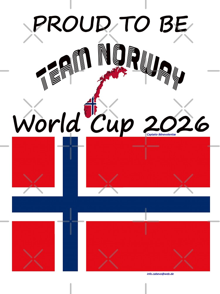 Norway Fan T‑Shirt world Soccer Cup 2026 NOR outfit by cabevo
