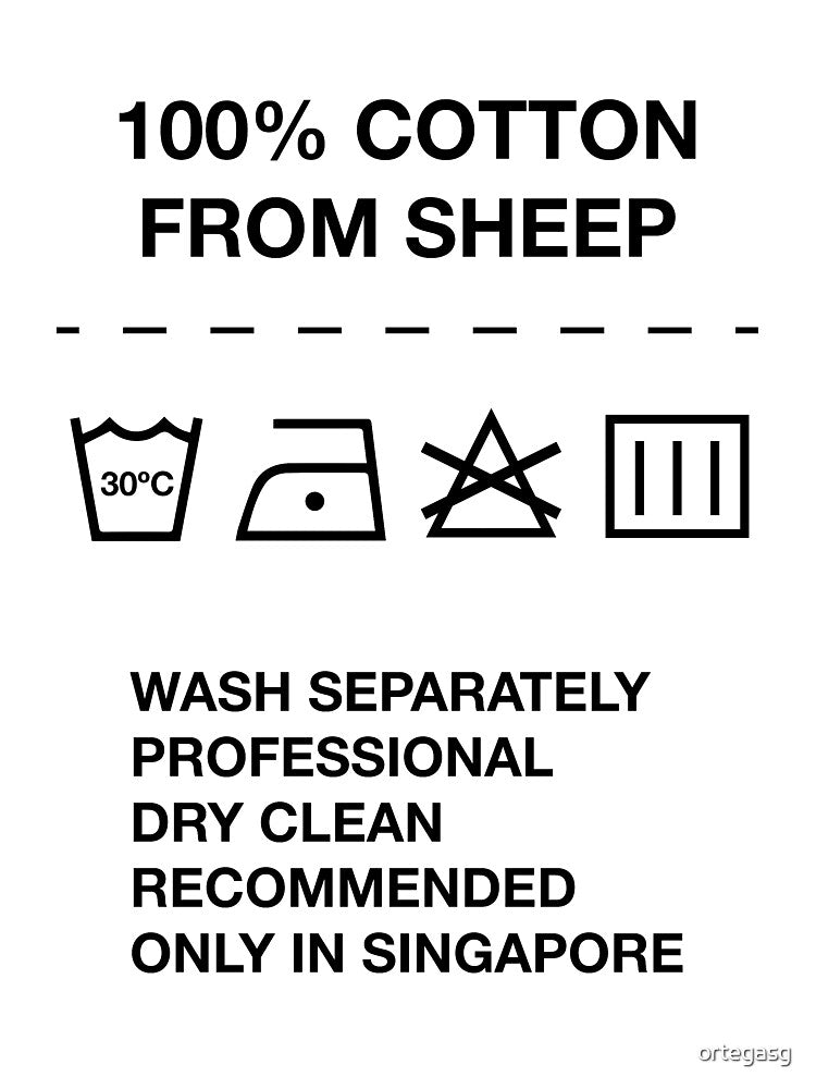 100% Cotton from Sheep by ortegasg