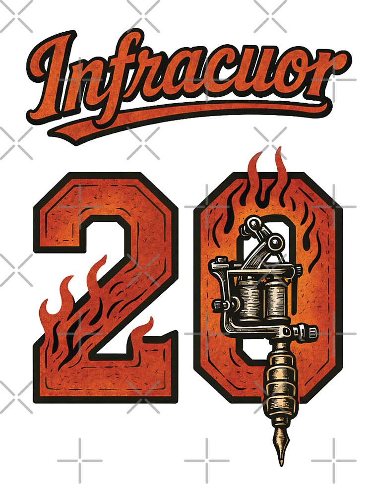 Infracuor 20 baseball by infracuortattoo