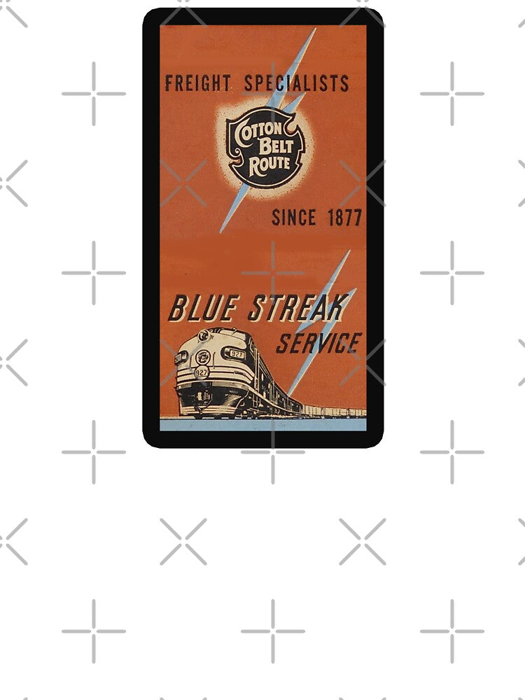 Vintage Cotton Belt Route - Blue Streak Service by QuayTradingCo