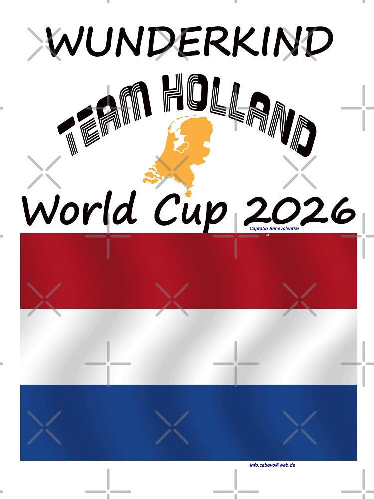 Holland Fan T‑Shirt world Soccer Cup 2026 football Netherlands outfit by cabevo